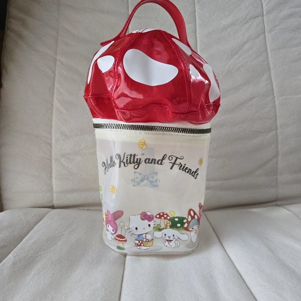 Sanrio Hello Kitty & Friends Mushroom Cosmetic Bag-Box Lunch